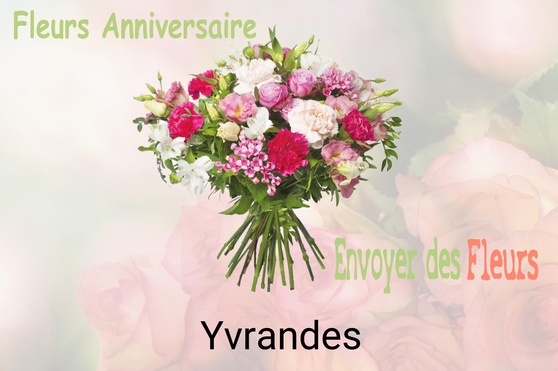 Bouquet de fleurs d’anniversaire livré à Yvrandes
